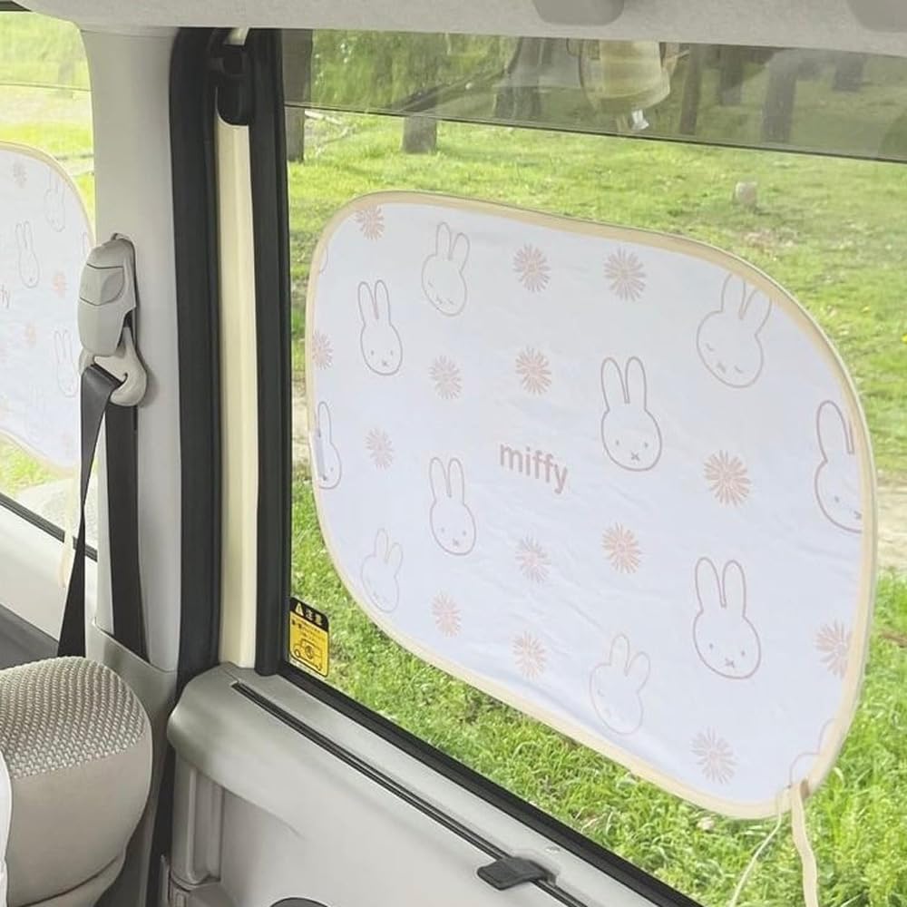 Miffy Miffy Pop Up Sunshade 3 (Miffy & Flower) / Awning / Driving / Character / Miffy / Miffy