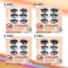 3 Pairs Faux 3D Mink Magnetic Lashes Soft Fluffy False Lashes New False Eyelashes  Western Style