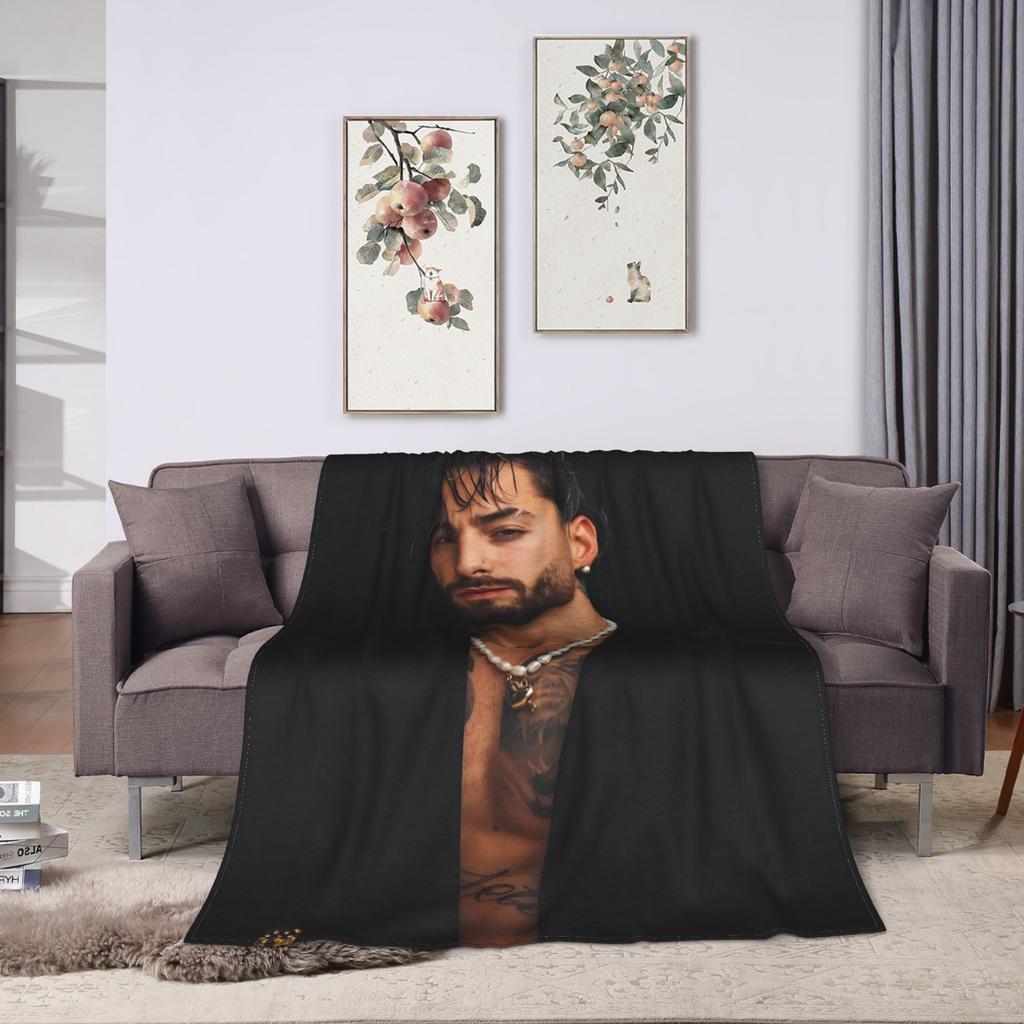 Maluma Rapper  Blanket Quality Soft  Throw Blanket Winter Girls Boys Couch Bed Funny Bedspread