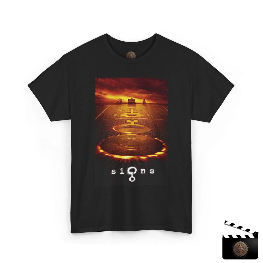 Signs Movie Poster Retro T shirt, Crop Circles Tee, Alien Fan Gift