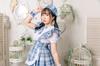 Палитра Clearstone Lyrical для косплея на Хэллоуин Idol Check Maid Blue для женщин