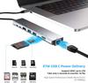 8 in 1 USB Type C To RJ45 Ethernet Adapter Hub with 4K HDMI,TF/ SD Card Reader, USB-C, PD Charging, 2 USB-A for MacBook and More