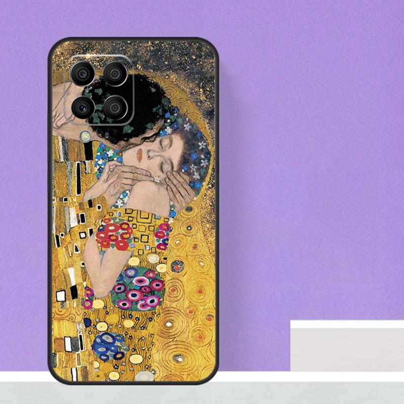Чехол для телефона Samsung Galaxy M14 M34 M54 M31 M11 M13 M53 M51 M12 M32 M52 M16 M36 M56 M15 M35 M55 с картиной Густава Климта «Поцелуй»