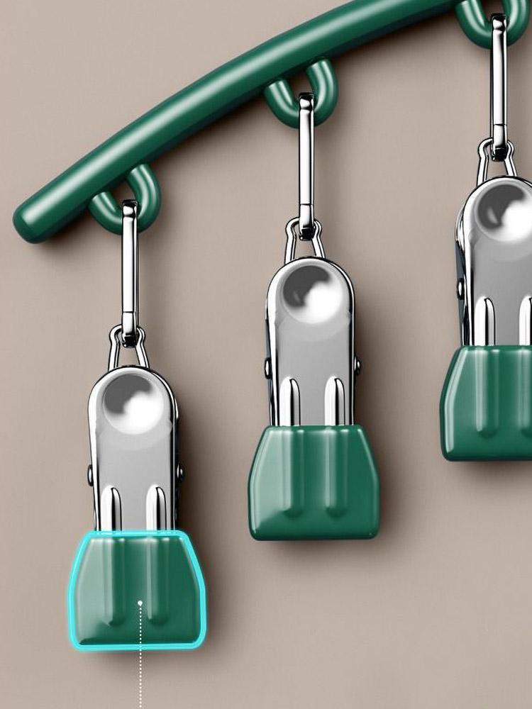 Сушильная стойка для носков, стойка для сушки на открытом воздухе, ветрозащитная пластиковая сушилка для одежды, вешалка для пальто из пластика, нескользящая куртка для дома