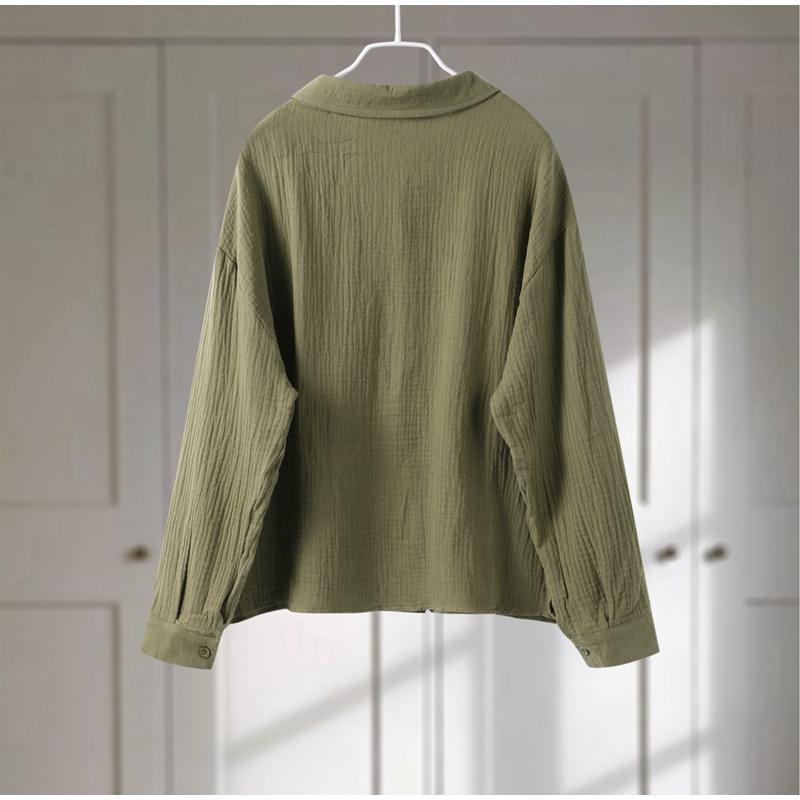 Комплект мятых шорт с широкими штанинами на шнуровке, Мятая ткань, Женский однотонный лонгслив с карманами, Хлопковые шорты, Комплекты из 2 предметов, Повседневный свободный наряд