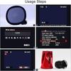 60x60cm Portable Double Face Camera Focus Board 18% Reflector Grey/White Balance Card Two Sides