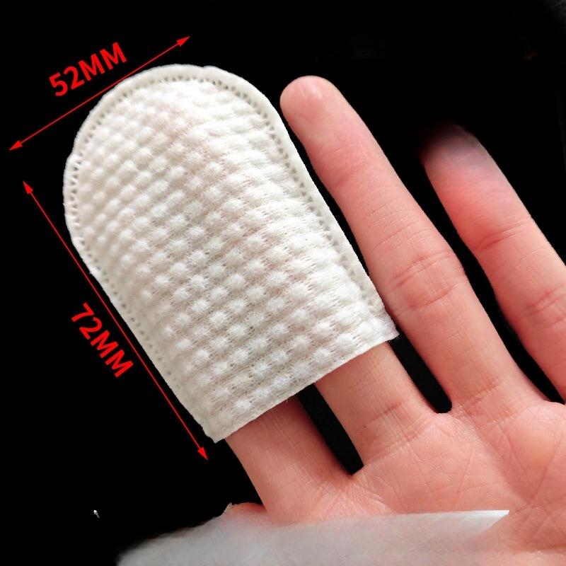 U-образный карманный набор для пальцев, хлопковая вставка для макияжа, ручная вставка для снятия макияжа, хлопковый карман с жемчужным узором, хлопковая сумка для чистки полости рта, упаковка из 120 шт.