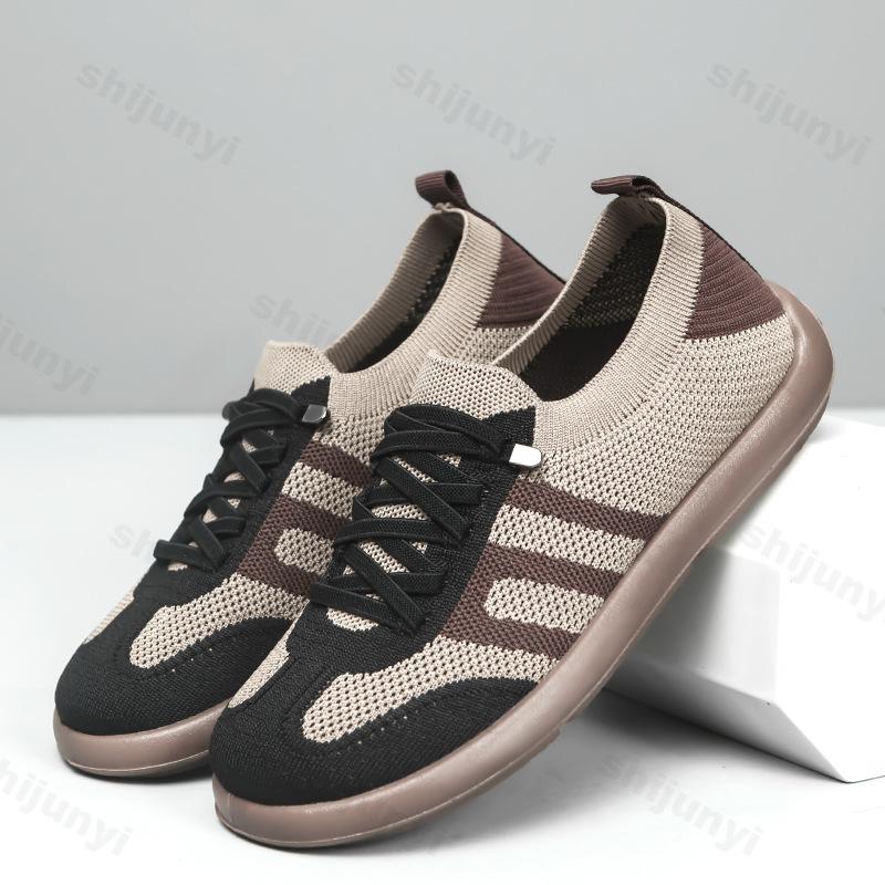 Fashion Shoes for Women 2025 Spring Autumn Fashion New Fly Weave Comfortable Shallow Casual Shoes Breathable Mesh Hollow Flat Loafers