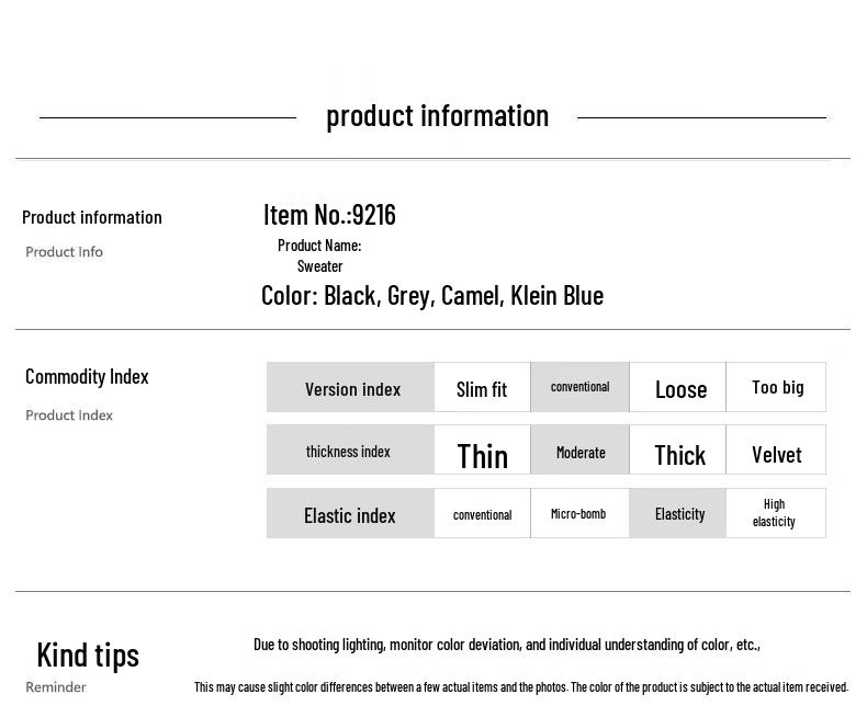 ROMON Men's Casual Solid Crew Neck Knit Sweater