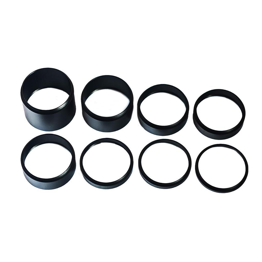 Astronomical Telescope Extension Tube Set 8Pieces Standard M48x0.75 Assorted Size 3/5/7/10/12/15/20/30mm Extending Rings