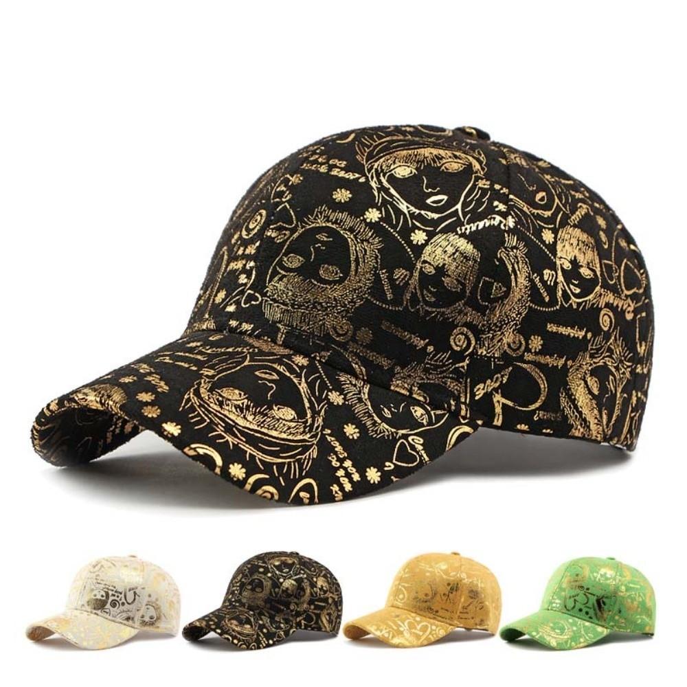 Adjustable Graffiti Baseball Cap American Style Sunshade Casquette Patterned Peaked Hat Men