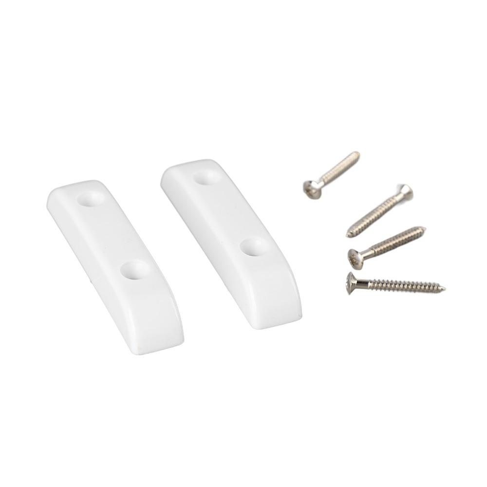 4PCS White Bass Guitar Thumb Rest Plastic Bass Finger Rest Anti Slip Bass Thumb Rest  Guitar