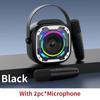 Mini Karaoke Machine Portable Bluetooth 5.3 Speaker Wireless Microphone Home Family Singing Children's Gifts Support TF U Disk