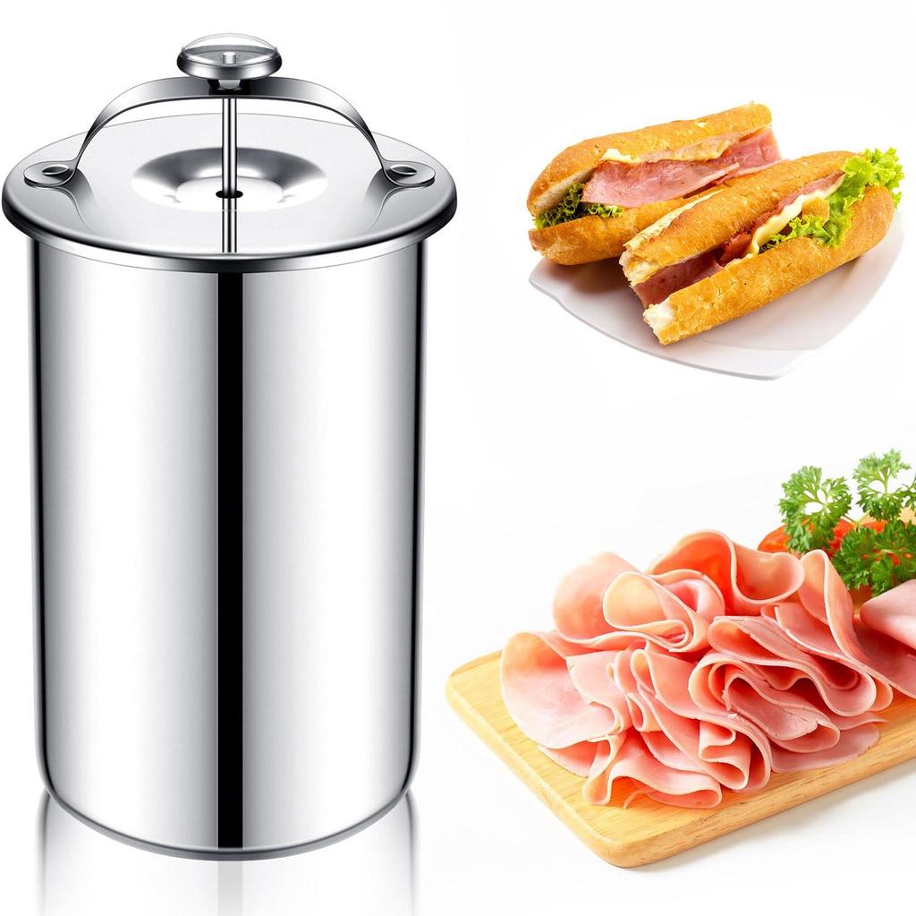 In-Stock 304 Stainless Steel Meat Steamer Pot with Thermometer