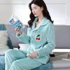 Women's Pajamas Set Warm Cartoon Leisure Women's Pajamas Set I Am Homewear Set
