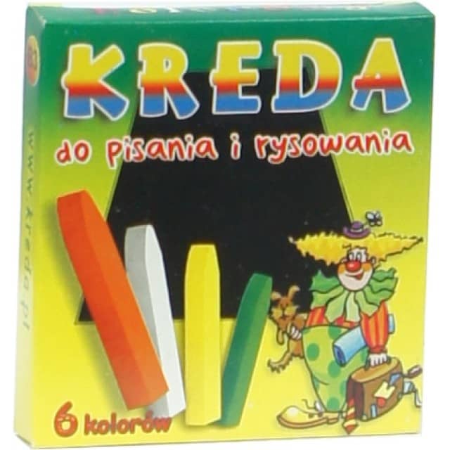 MAR-BOR colored chalk 6 pcs