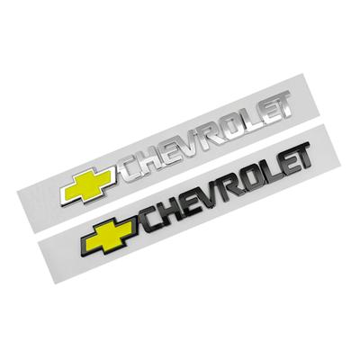 Для логотипа CAPTIVA IMPALA LACETTI CRUZE MALIBU AVEO Sail SILVERADO Наклейка ABS Декор Багажника Наклейка На Кузов Автомобиля Крыло Эмблема
