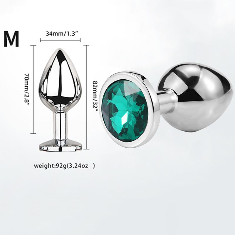 Мини Анальная пробка Игрушки для взрослых Для мужчин Женщин Анальная пробка Металл Эротика Интимная Эротика Секс-игрушки Пары Товары для взрослых XXS XS SML