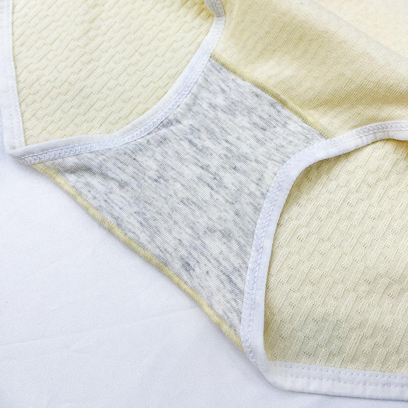 Spring Solid Color Women's Underwear Multi-color Simple Mid Waist Breathable Triangle Pants