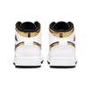 Jordan 1 Mid White Gold Black GS 554725-190