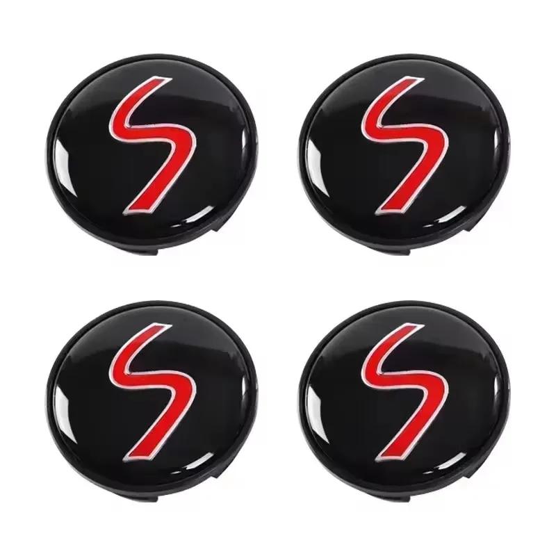 4pcs  56mm 54mm Car Wheel Center Hub Cap Badge Emblem Sticker For BMW Mini Cooper One S JCW R50 R53 R55 R56 R57 R60 F55 F56