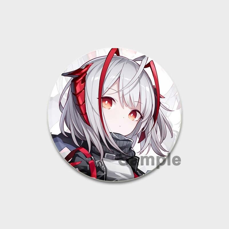 58 мм модные ювелирные аксессуары поп-игра Arknights эмалированные булавки эстетическая милая брошь ручной работы булавка мультяшный значок для рюкзака одежды
