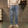 Мужские зимние и осенние повседневные хлопковые длинные брюки модные ветрозащитные мужские джинсы