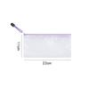 Waterproof Pen Bag PVC File Bag Multipurpose Mesh Zipper Pouch  Students