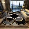 European Style Irregular Shape Living Room Carpet Luxury Decoration Bedroom Soft Large Rugs Office Non-slip Foldable Floor Mat