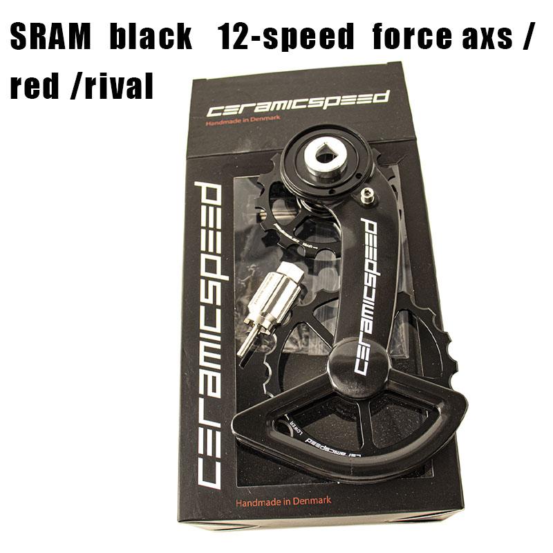 CS Bicycle Ceramic Peilin Carbon Oversized Jockey Pulley Rear Guide Wheel Derailleurs For Shimano R8000 R7000 105 FORCE RED AXS