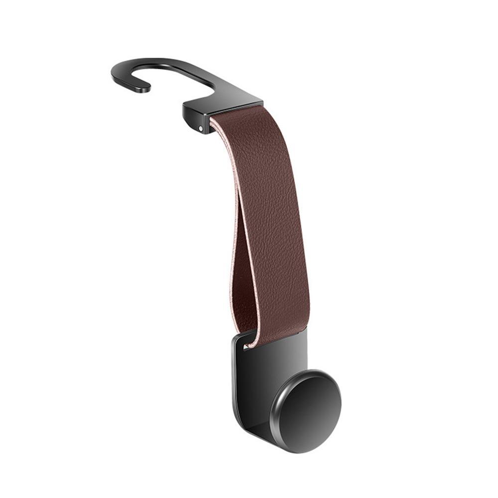 PU Leather Seat Back Hanger Hook Wear-Resistant Hanging Storage Hook Car Interior Accessories