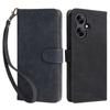 For Xiaomi Redmi 13C 5G/Redmi 13R 5G/Poco M6 5G Case RFID Blocking Leather Phone Shell with Wrist Strap