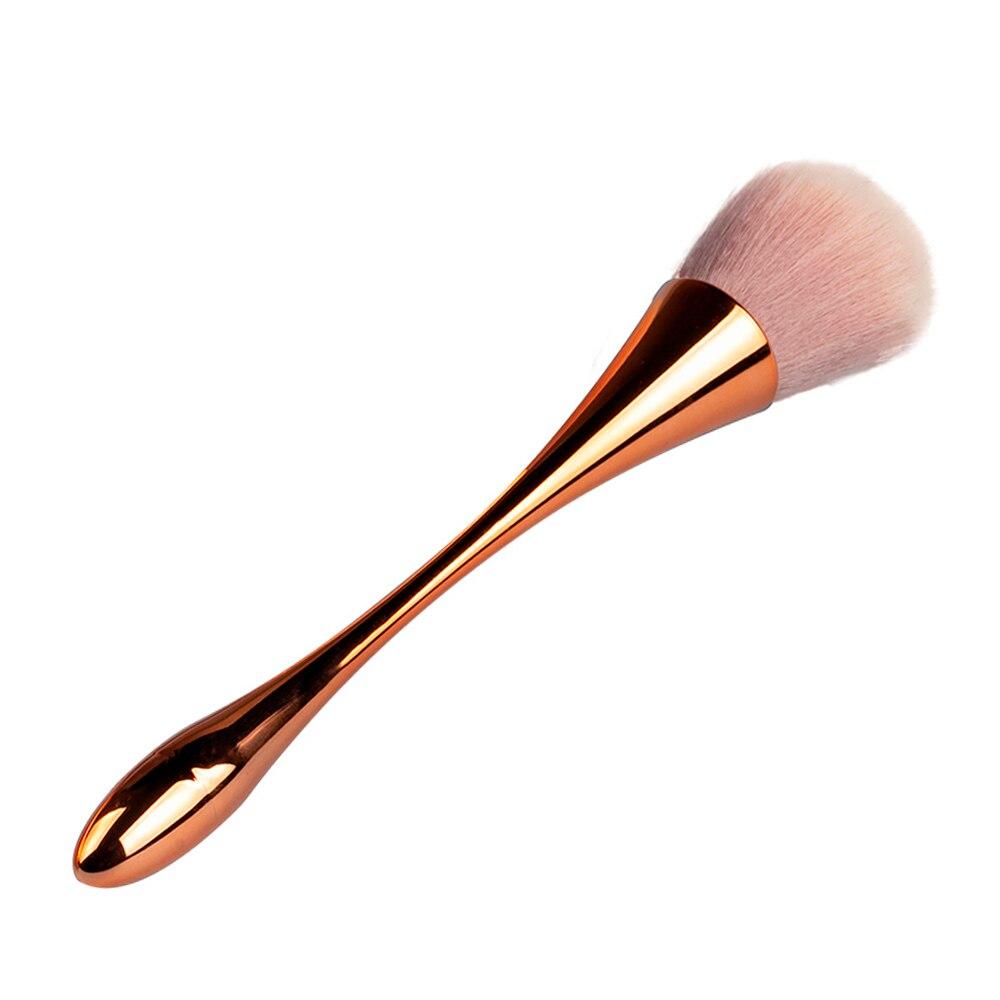 1 шт., кисть для пыли с розой для дизайна ногтей, кисть для красоты, кисти для румян, кисти для пудры, модные гель-аксессуары для ногтей, материалы, инструменты, мягкие