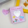 Kpop Idol Collection Storage, 3-Inch Mini Photocard Holder with 36 Pockets, Cute Puppy Love Album