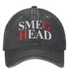 Кепка Бейсболка Smeg с вышитой головой Красная Стильная Тракерная Кепка Весна Женщины Мужчины Для Бега Хиппи Бейсболки