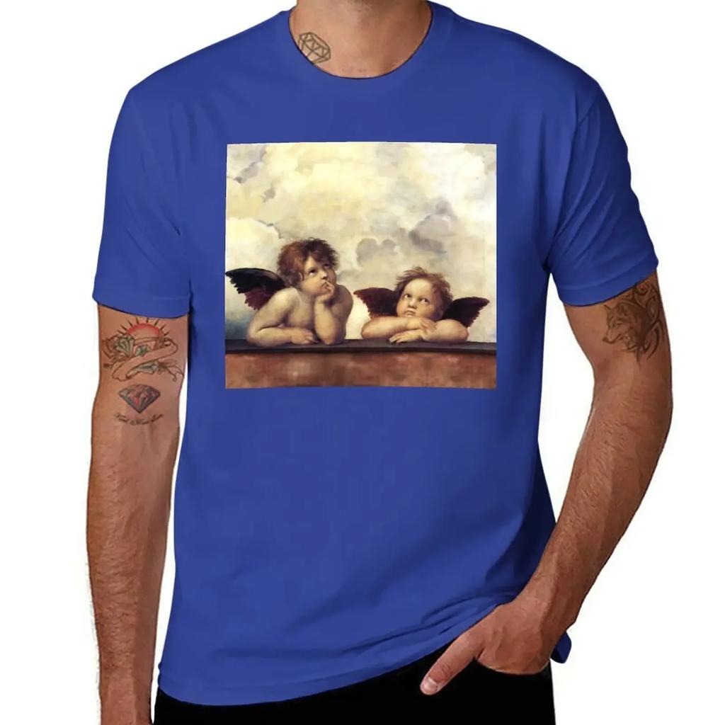 RENAISSANCE ANGELS Winged Cherubs T-Shirt aesthetic clothes vintage clothes Short sleeve tee mens graphic t-shirts funny