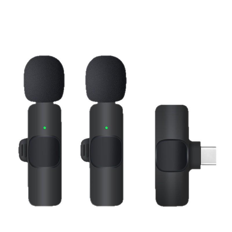 K9 Wireless Lavalier Microphone Set for Mobile Streaming and Noise Reduction