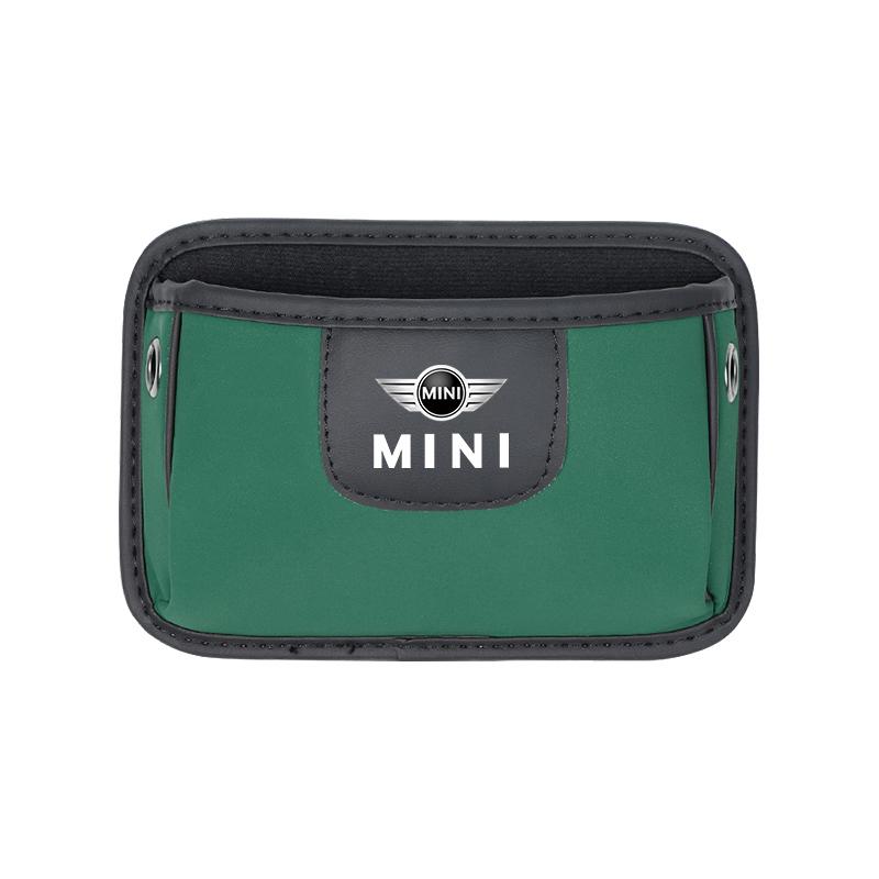 Car Door And Seat Back Leather Storage Box Sorting Bag For MINI Cooper R56 F56 R50 JCW Cabrio Aceman Countryman Clubman Roadster