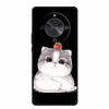 Coque For Honor X70 5G Case Cartoon Cat Funda Black Silicone Soft Back Cover For Honor X70 2025 Phone Case Cover X 70 HonorX70