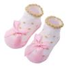Cotton Baby Socks 0-6 Months Anklet Socks Cute Striped Lace Trim Socks