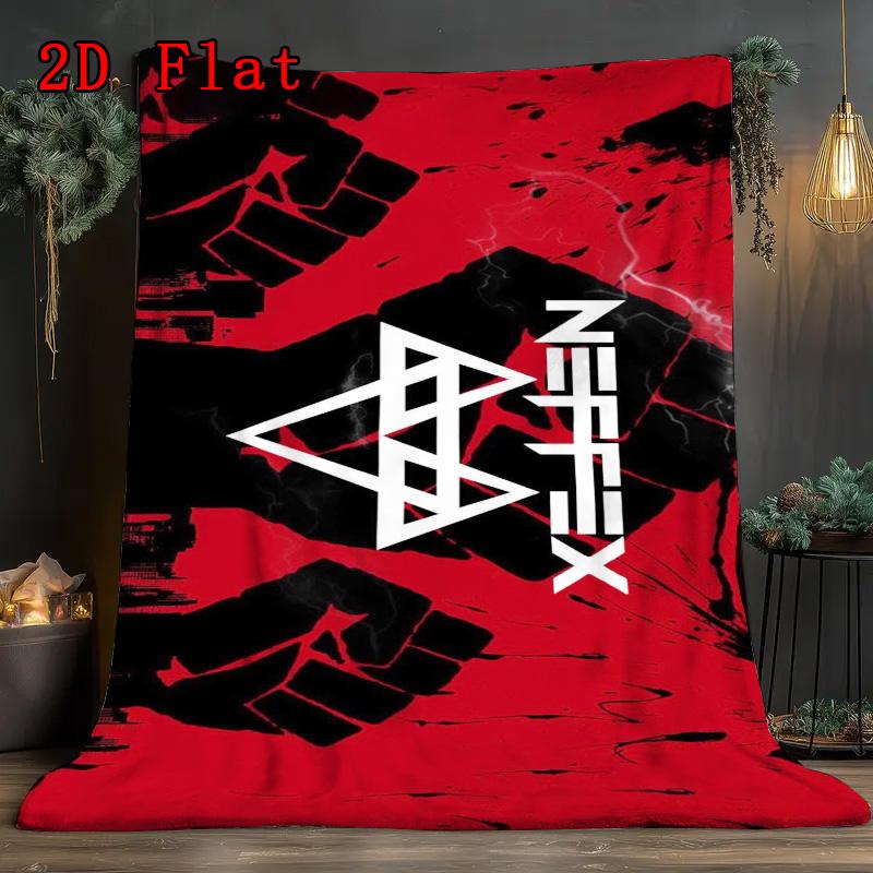 NEFFEX 2D Flat Pattern Flannel Blanket High quality All Seasons Warmth and Comfort Perfect for Christmas Gifts.MMT0918065