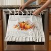 Rustic Ruffle Trim Oven Door Curtain with Pockets Stove Cover Skirt  Farmhouse Kitchen