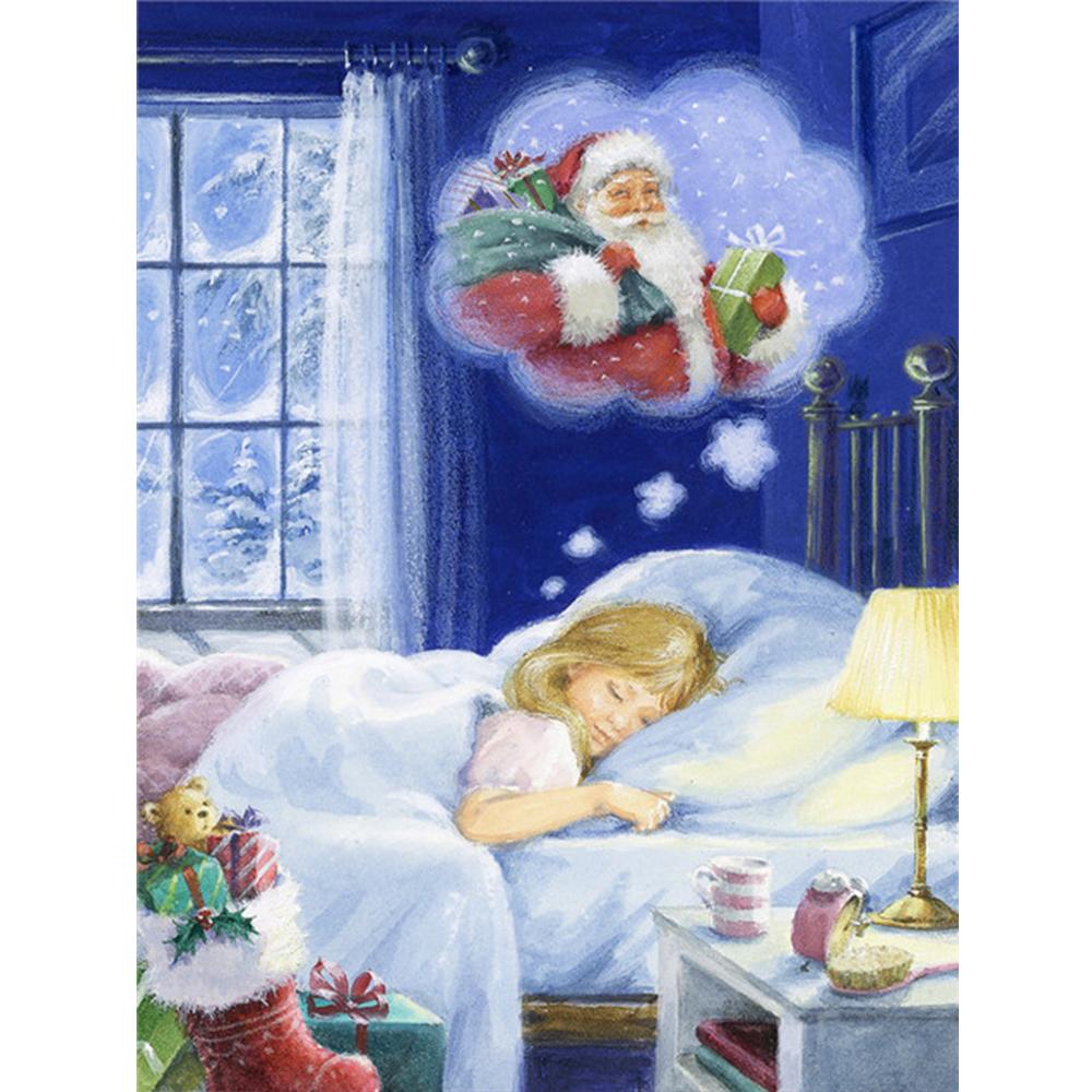 5D DIY Алмазная картина Дети Стразы Картина Новое поступление Алмазная вышивка Мультфильм Мозаика Рождественские украшения