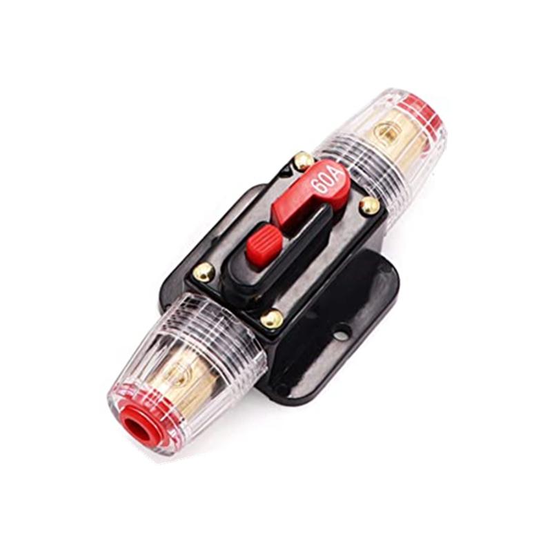 12V 24 Car Truck Audio Circuit Breaker 20A 30A 40A 50A 60A 80A 100A 125A 150A Self-recovery Fuse Holder Modified Fuse Adapter Fuses4
