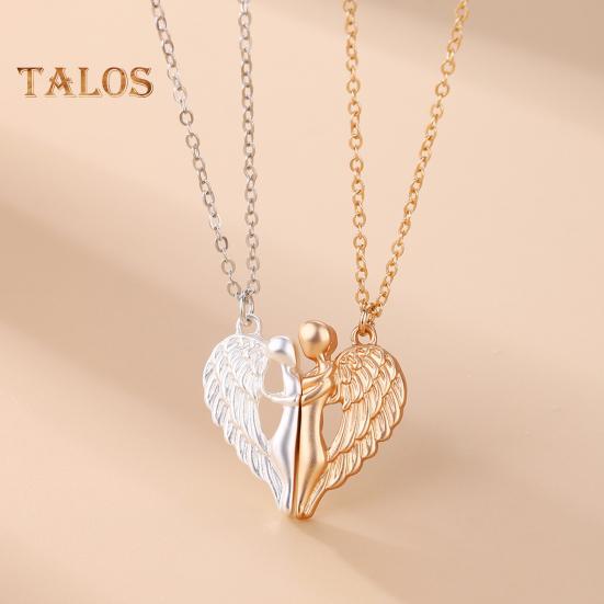 1 пара парных ожерелий для женщин и мужчин, подвеска для объятий, любовь, объятия, парное ожерелье, ювелирные изделия, подарок на годовщину