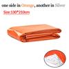 Folding Emergency Blanket Outdoor Survival Rescue First Aid Foil Thermal Blanket Windproof Keep Warm Blankets for Camping Hiking