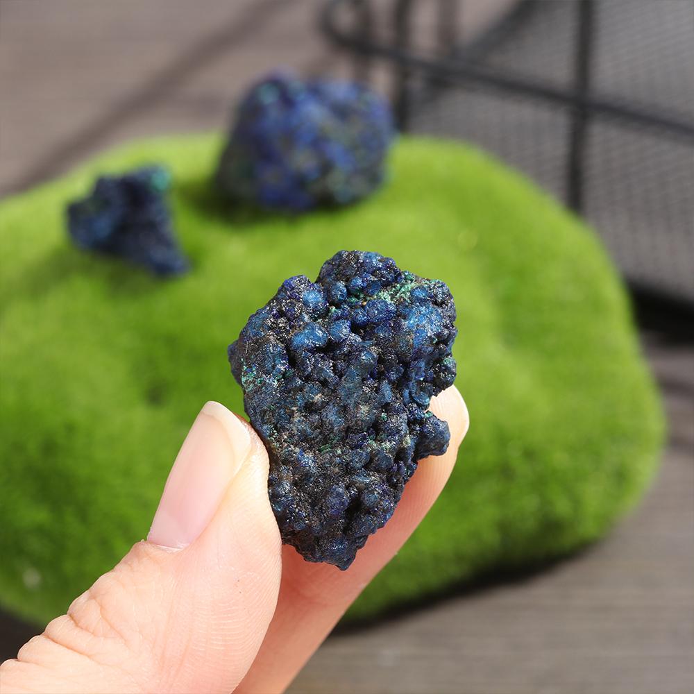 Decoration Reiki Quartz Crystal Mineral Specimen Malachite Geode Healing Stone Natural Azurite Ore