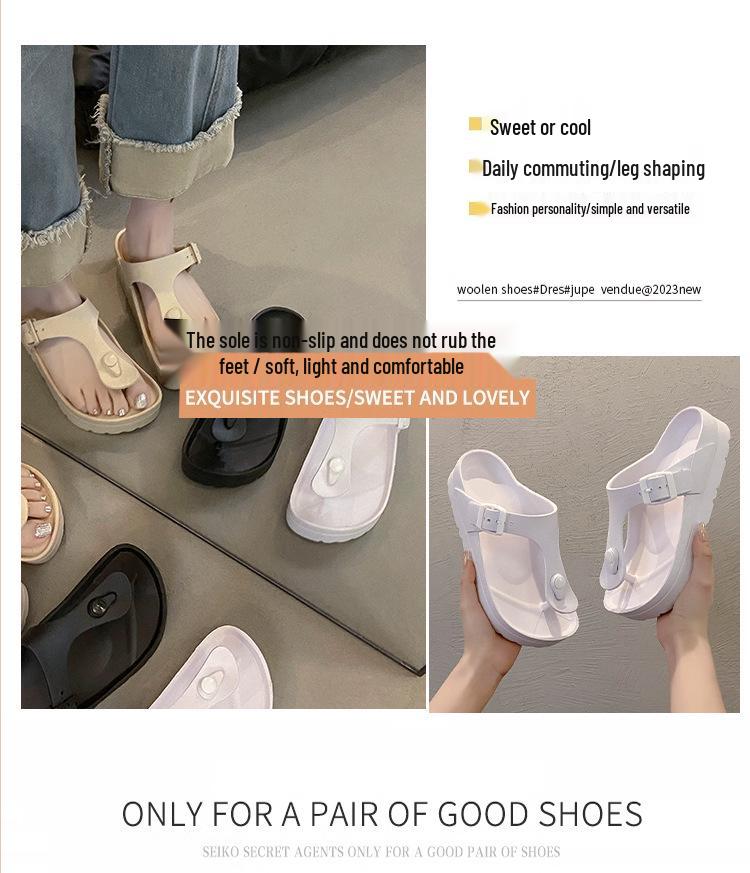 Женские пляжные сандалии Birkenstock с увеличивающей высоту толстой подошвой