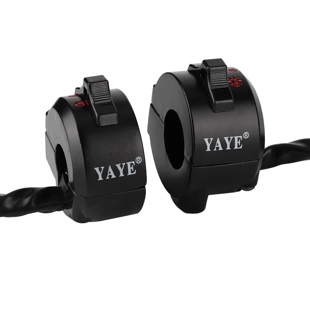 2pcs Motorcycle Left Right Horn Handle Start Switch Assembly Fit for ZJ125 CG125 125cc