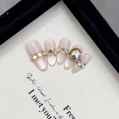 Чистые ручной работы фототерапевтические носимые ногтевые пластины для Love Balloon Soda носимые ногти готовый продукт многоразовые наклейки для ногтей